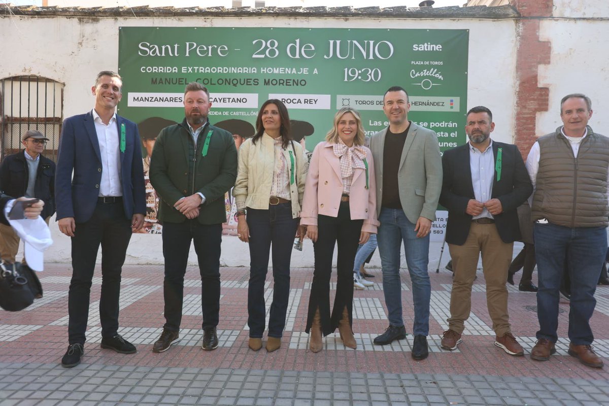 Hoy en los toros, visita de los presidentes de la Diputación de Valencia, Vicente Mompó, y Diputación de Castellón, Marta Barrachina.