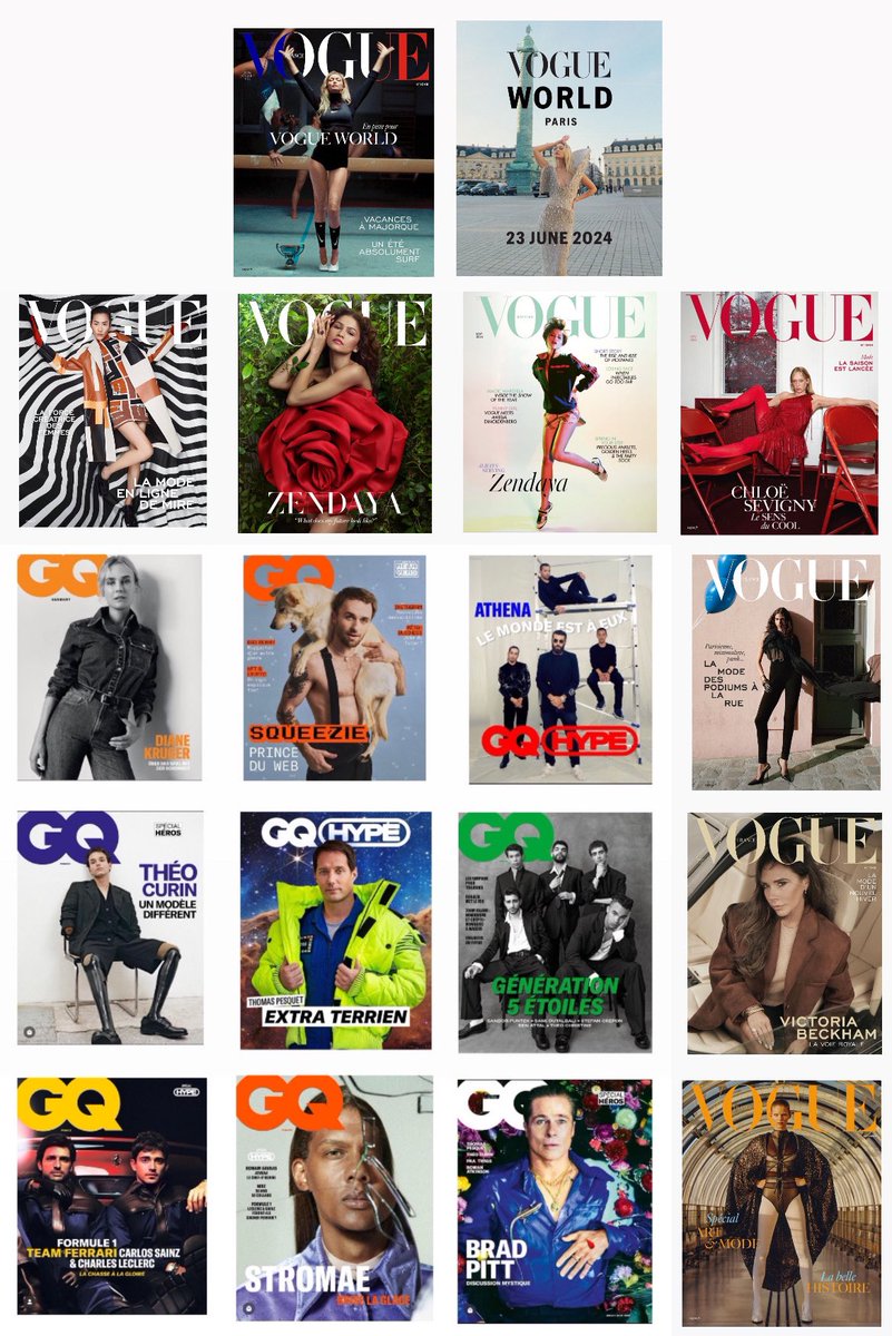 sinndehaaze's tweet image. since I have some new moots now is the perfect time to show again my portfolio and show all of the VOGUE and GQ I worked on/ contributed to !🙂↕️
So here is a little portfolio moment guys !