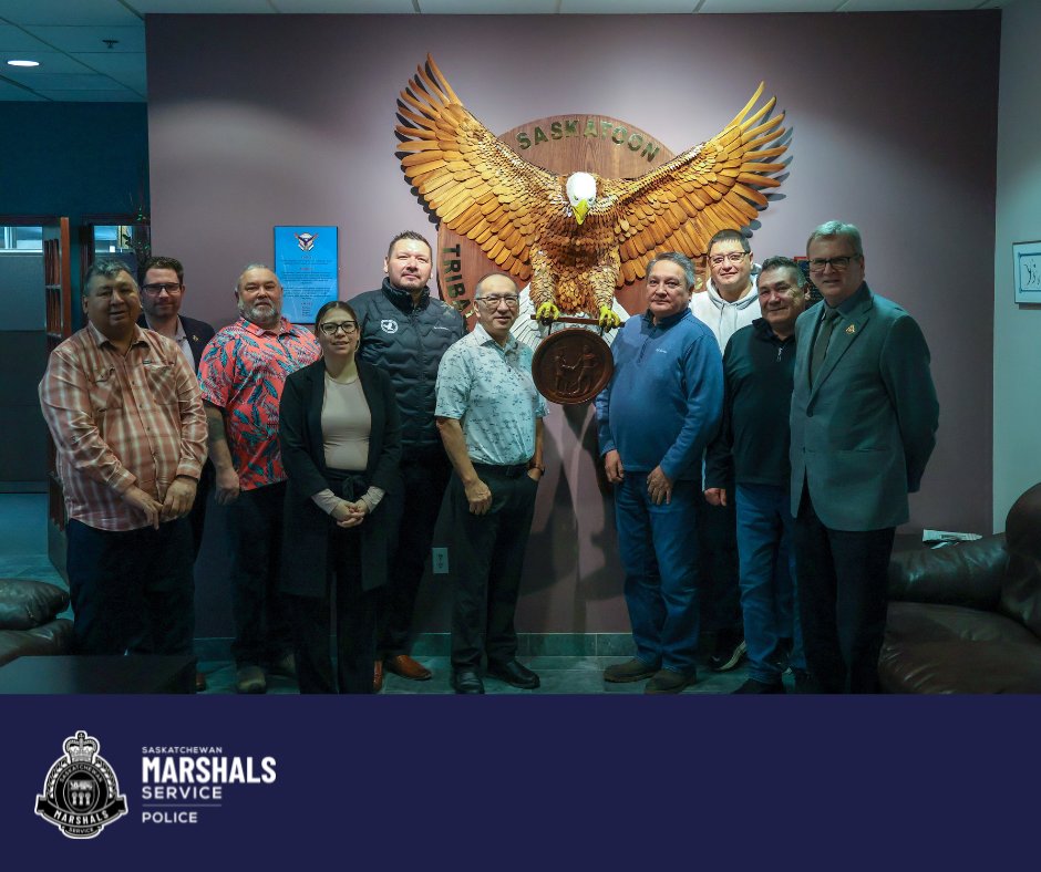 SKMarshals's tweet photo. Yesterday, Deputy Chiefs Lowen and Sierzycki were welcomed by the @StoonTribalCncl 

Conversations like this help us learn about and better understand the issues communities face.

Thank you to the STC for speaking with us and we look forward to working closely with you! https://t.co/J2nBfSEg3k