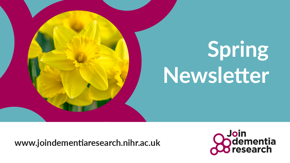 📰 Our spring newsletter is out now!

This edition covers:

🎂 our 10th birthday celebrations
🩸 blood tests to diagnose dementia
🛌 a programme to improve sleep in people with dementia
✔️ a survey to help shape the future of research

Read it here: mailchi.mp/5017ed71b8ec/j…