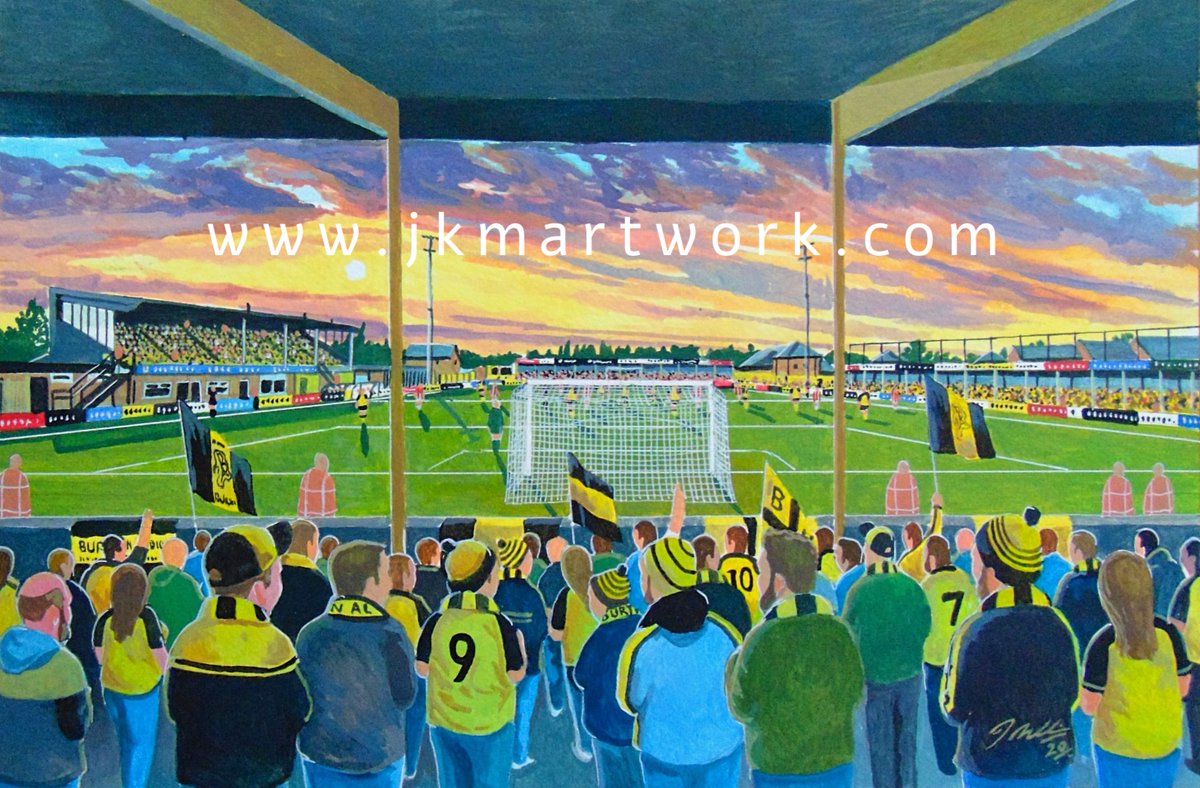 hi <a href="/__JoshBrewer/">Josh</a> <a href="/dbower87/">Dan Bower</a> <a href="/BrewersTV/">BrewersTV</a> <a href="/BrewersTony/">Tony Bentley</a> <a href="/davechild28/">Dave Child</a> painting ive done of #etonpark #burtonalbion ,prints are £15 a3 size @ jkmartwork.com RT's appreciated