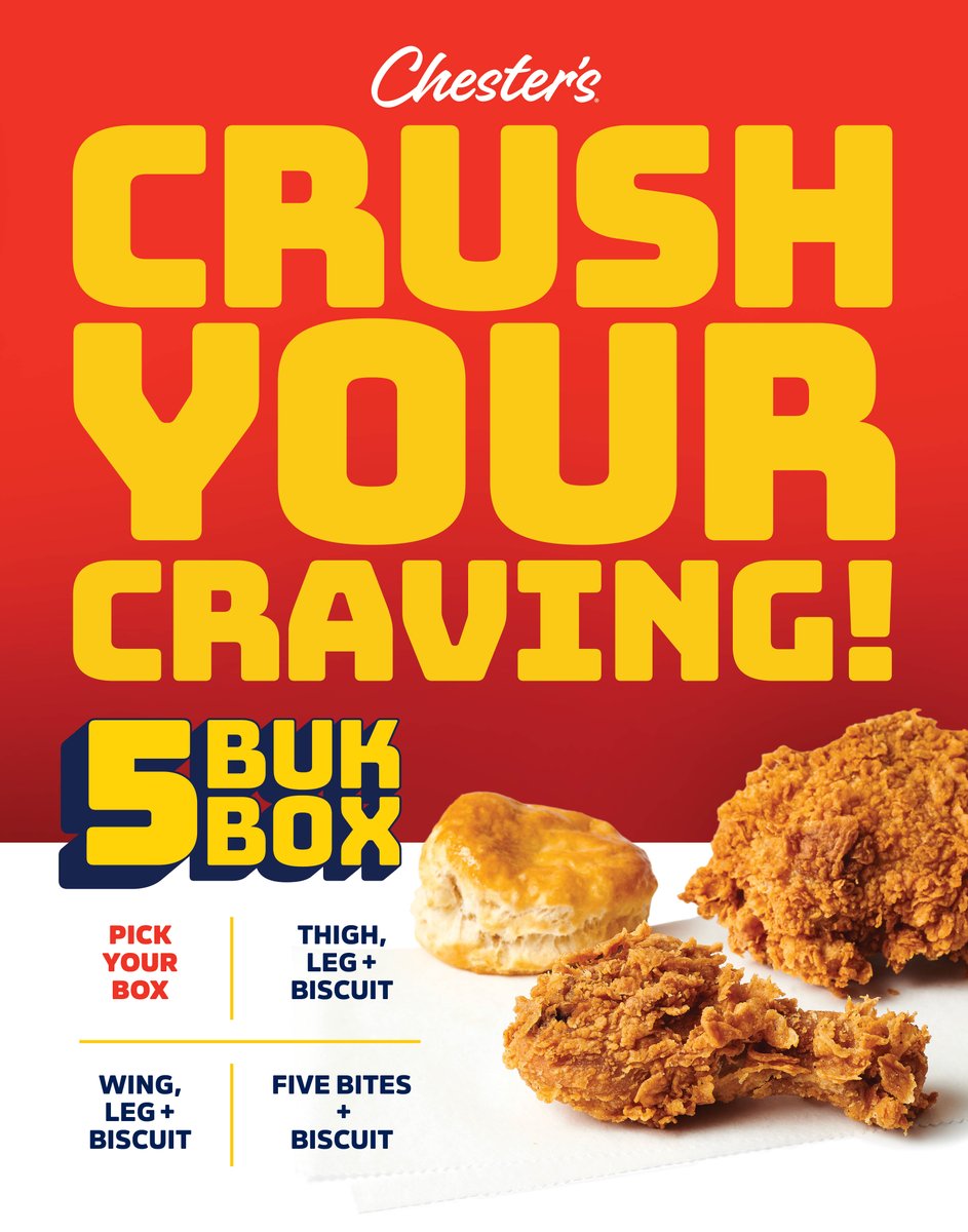 Crush your Craving with our 5 Buk Box!

Your box, your way.