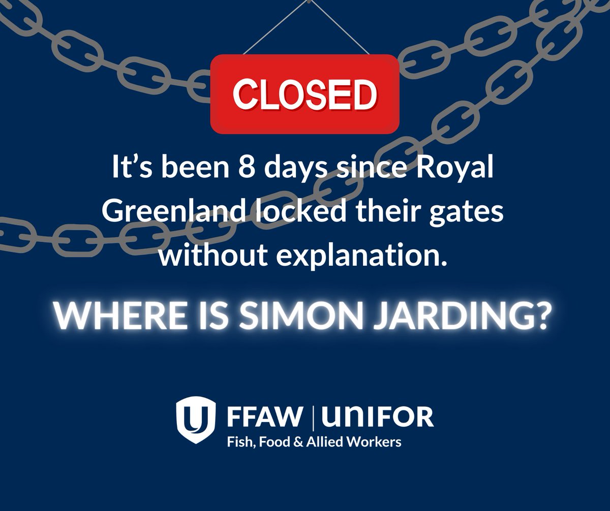 Royal Greenland’s intimidation tactics and the sudden closure of the St. Anthony plant are unacceptable. This isn’t just a negotiation setback—it’s a direct attack on our workers’ rights and livelihoods. According to Royal Greenland, simple principles of human decency, like