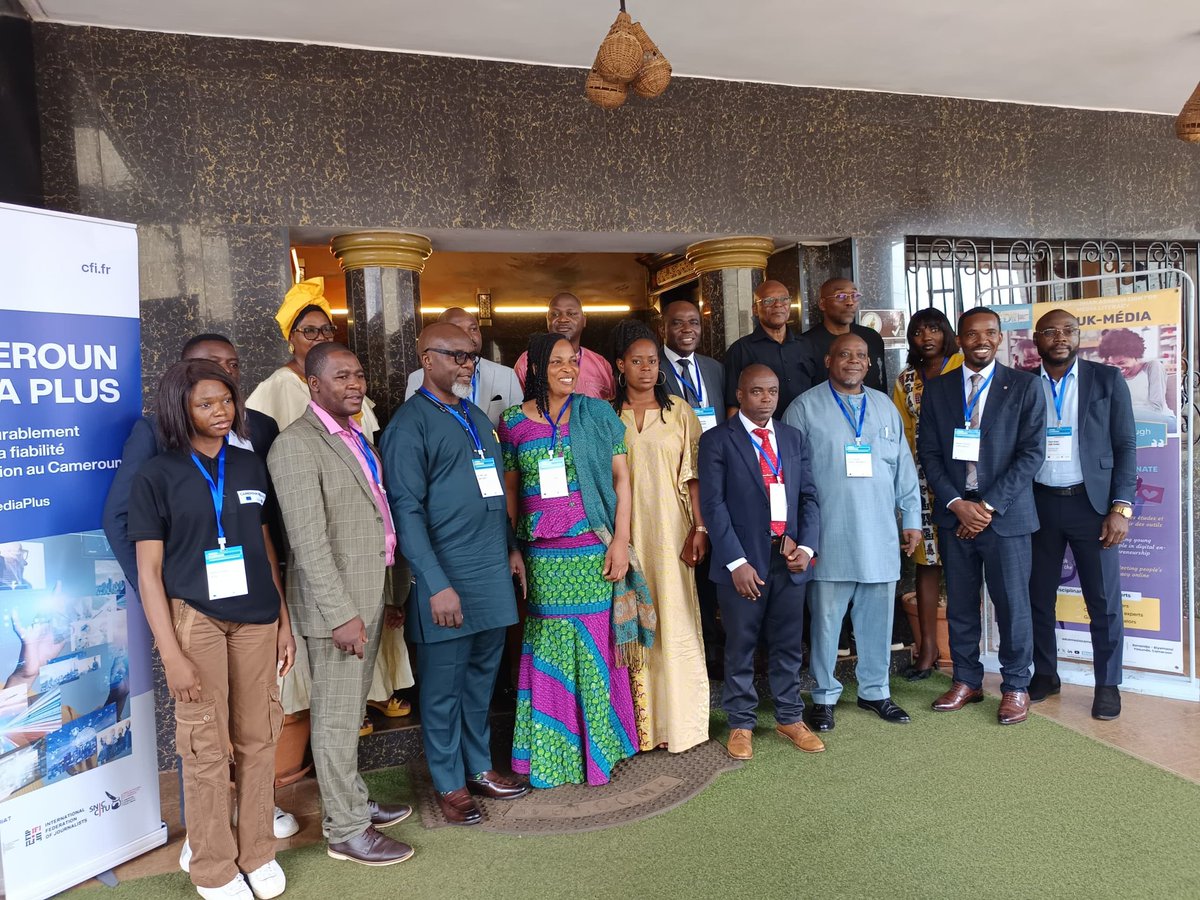 EdukMedia's tweet image. 🚀#CamerounMediaPlus est lancé 
Jour 1 de l&apos;atelier de validation technique du Manuel d&apos;EMI pour les enseignants.
De nombreux experts mobilisés pour apporter de la substance à ce tout premier outil EMI pour enseignants au Cameroun
@CFImedias @IFJGlobal 
Financé par @UEauCameroun