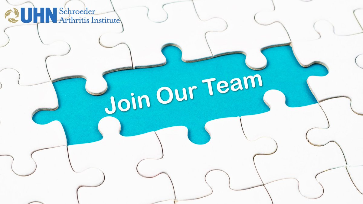 Schroeder Arthritis Institute (@schroederinst) on Twitter photo Join our team! We are searching for a skilled Nurse Practitioner to join our dynamic and exceptional team at <a href="/SchroederInst/">Schroeder Arthritis Institute</a> <a href="/UHN/">University Health Network</a> .
Learn more here -> jobs.smartrecruiters.com/UniversityHeal…
#NursePractitioner #JobOpening #Hiring Join our team! We are searching for a skilled Nurse Practitioner to join our dynamic and exceptional team at <a href="/SchroederInst/">Schroeder Arthritis Institute</a> <a href="/UHN/">University Health Network</a> .
Learn more here -> jobs.smartrecruiters.com/UniversityHeal…
#NursePractitioner #JobOpening #Hiring