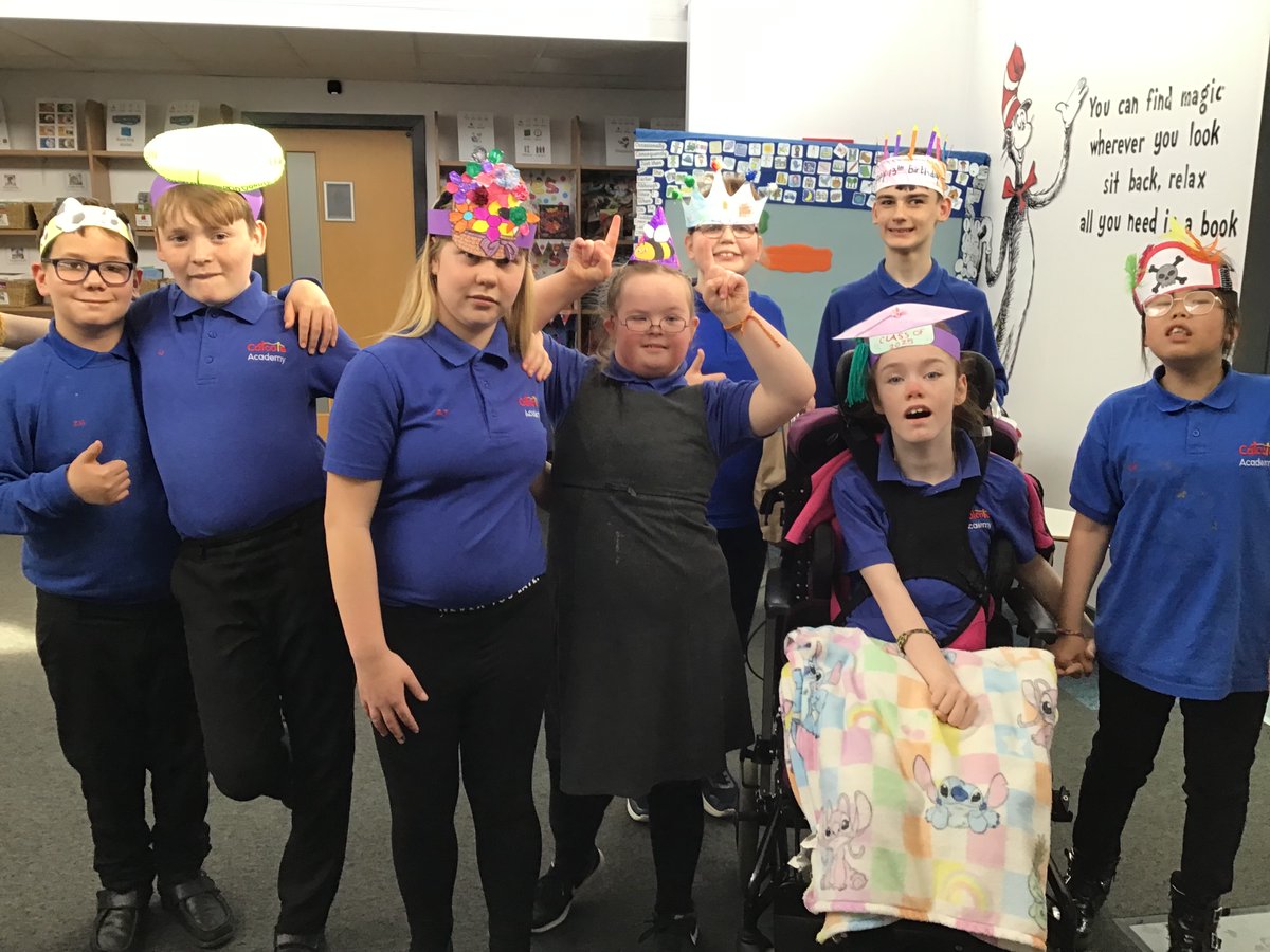 Today, Catcote Academy proudly took part in #WearAHatDay to support <a href="/braintumourrsch/">Brain Tumour Research</a>. It was fantastic to see so many staff and students getting involved and showcasing their creative hat designs. 
Enjoy the pics! Many more on our Facebook page facebook.com/CatcoteAcademy