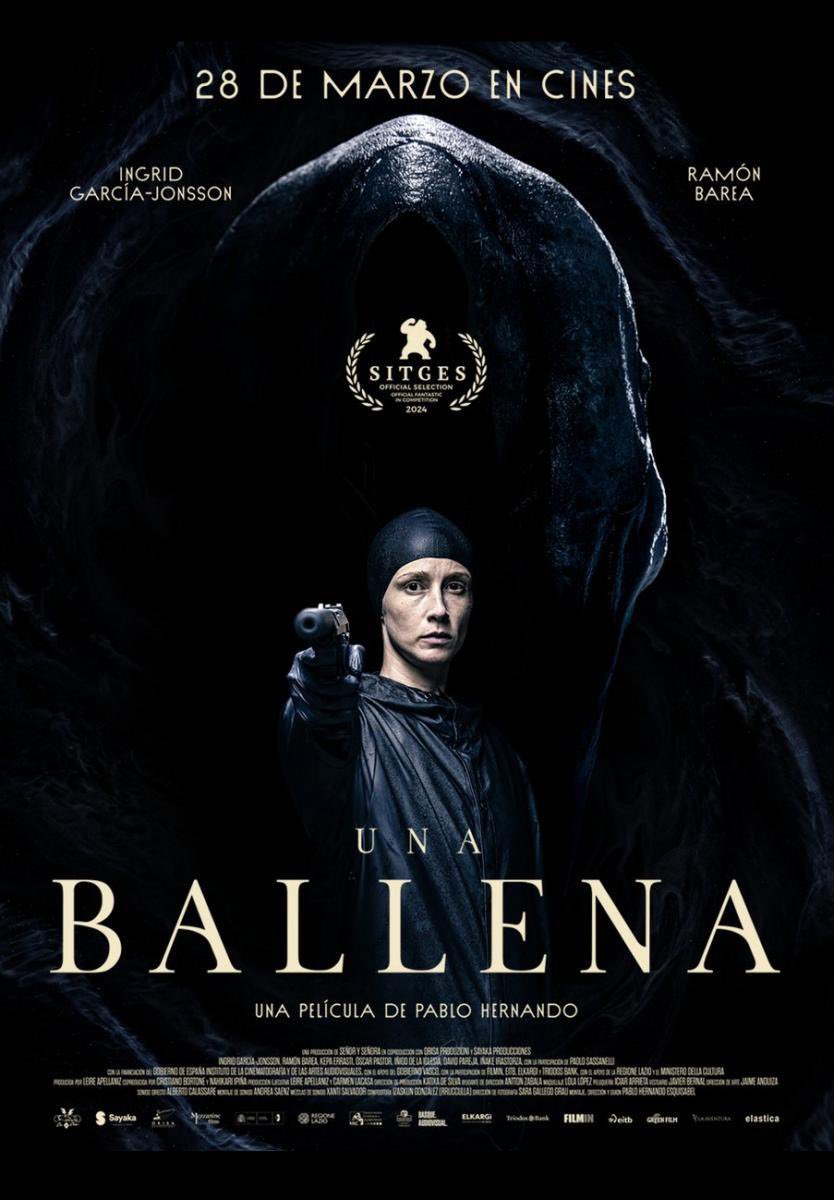 Una ballena, de  Pablo Hernando, excepcional y atípica propuesta que sabe conjugar ciencia ficción, noir y distopia de forma única. Obra de autor fascinante que destila rupturas y renueva la fe en nuestro cine.Ramon Barea está inmenso, Ingrid Garcia Johnson una vez más perfecta.