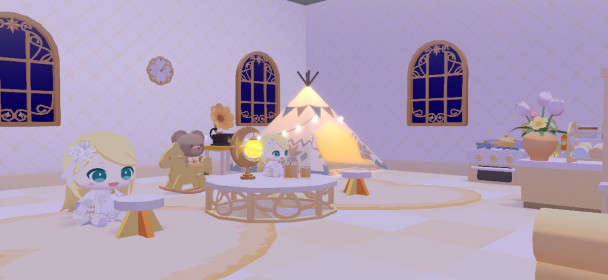 ミクちゃんの部屋と奏ちゃんの部屋とリンちゃんの部屋ができました