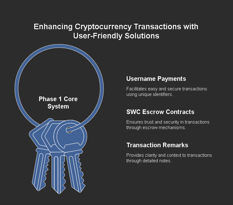 dkarma_xyz's tweet photo. 🚀 Cryptify Phase 1 is Complete! 🎉

🔹 Phase 1 Achievements:
Username-Based Payments: Error-free transactions
SWC Escrow Contracts: Secure, trustless payments
Transaction Remarks: Transparent payment tracking

Join us in building the future of crypto payments! 
#Web3 https://t.co/fTAyk6JJKK