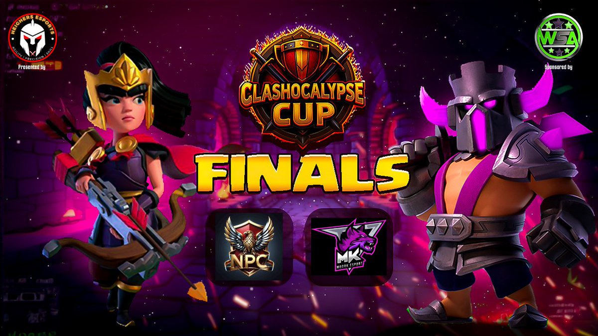 Le match le plus attendu de la ClashoCalyspe Cup S1 est arrivé ! NPC Esports affrontera Moork E-sport en grande finale. Rejoignez le stream à 18h00
youtube.com/live/FDN5fKn2f…
Bonne chance les copains 🤞🤞