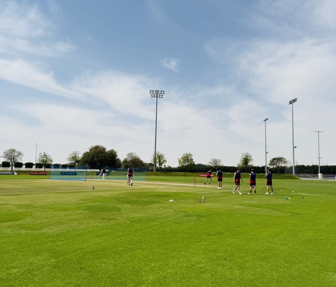 And we’re off! 🏏 After swift travel, we kicked off with a morning net session at Dubai Sevens Stadium, followed by an afternoon swim. After some rest, we had our first meal at Festival City Mall 🍽️. Excited for the next chapter of our cricket tour!
#MakingMemories #MKSport