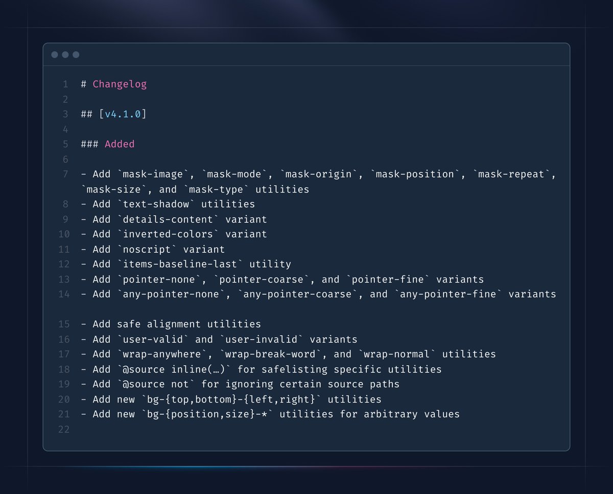 adamwathan's tweet image. Tailwind CSS v4.1 coming next week 🤙🏻