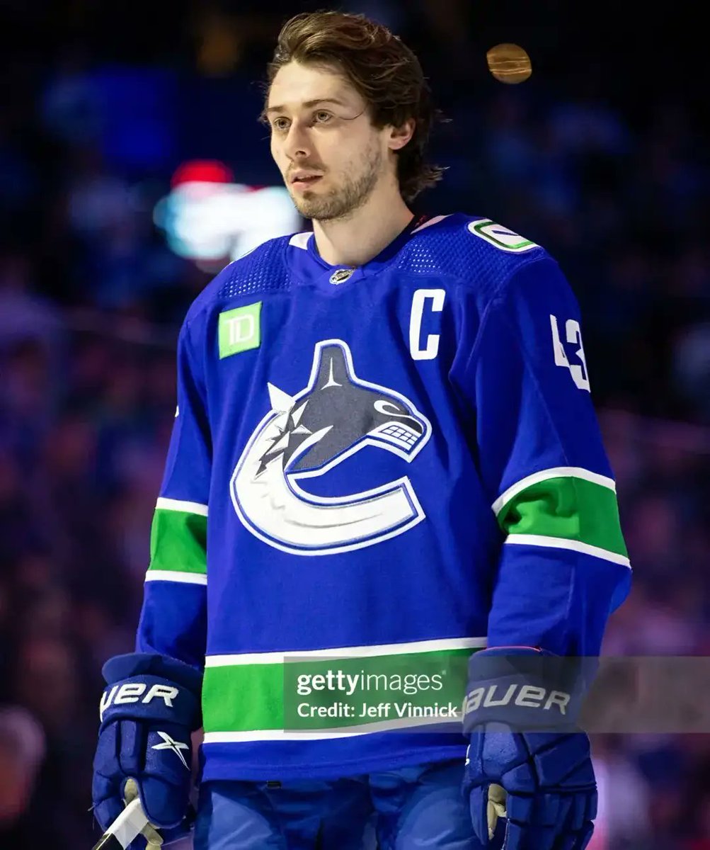 hronekxpetey's tweet photo. 6 𝘺𝘦𝘢𝘳𝘴 𝘢𝘨𝘰 𝘵𝘰𝘥𝘢𝘺 Quinn Hughes made his NHL debut, and the rest is (him making) history. 💙💚

We're so incredibly grateful to have you, Cap. ♡ 
#canucks https://t.co/DI8B9qeHJw