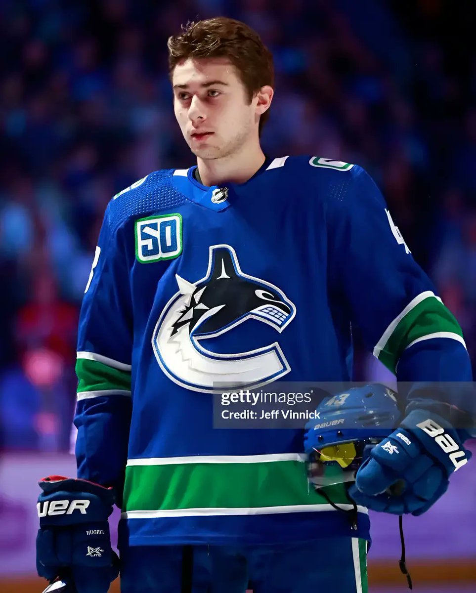 hronekxpetey's tweet photo. 6 𝘺𝘦𝘢𝘳𝘴 𝘢𝘨𝘰 𝘵𝘰𝘥𝘢𝘺 Quinn Hughes made his NHL debut, and the rest is (him making) history. 💙💚

We're so incredibly grateful to have you, Cap. ♡ 
#canucks https://t.co/DI8B9qeHJw