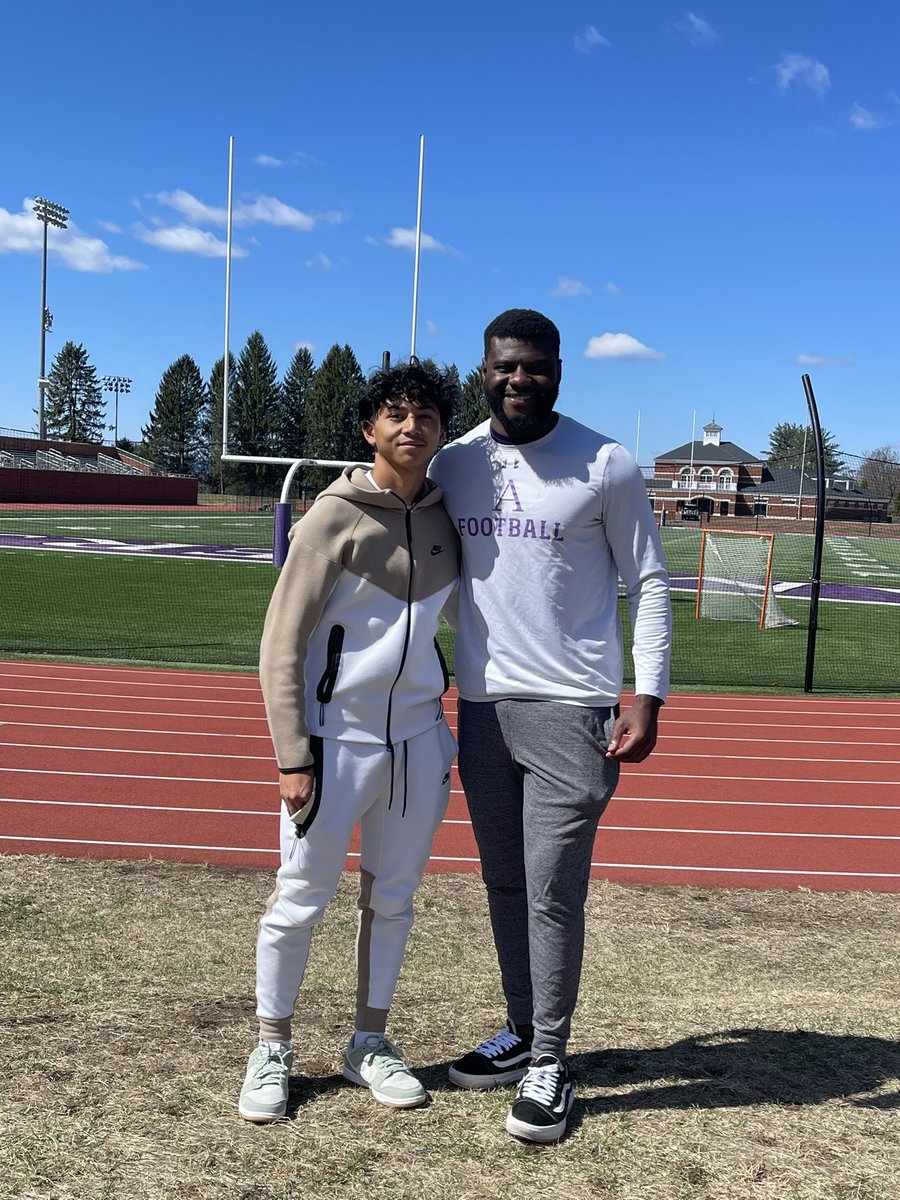 Tj Aguilar (@tjaguilar_) on Twitter photo Thank you <a href="/CoachKenMaxwell/">Coach Maxwell</a> for taking time out of your day for speaking with me and giving me an athletic tour. I really enjoyed seeing everything Amherst has to offer. I’m looking forward to our future conversations. Thank you <a href="/CoachKenMaxwell/">Coach Maxwell</a> for taking time out of your day for speaking with me and giving me an athletic tour. I really enjoyed seeing everything Amherst has to offer. I’m looking forward to our future conversations.