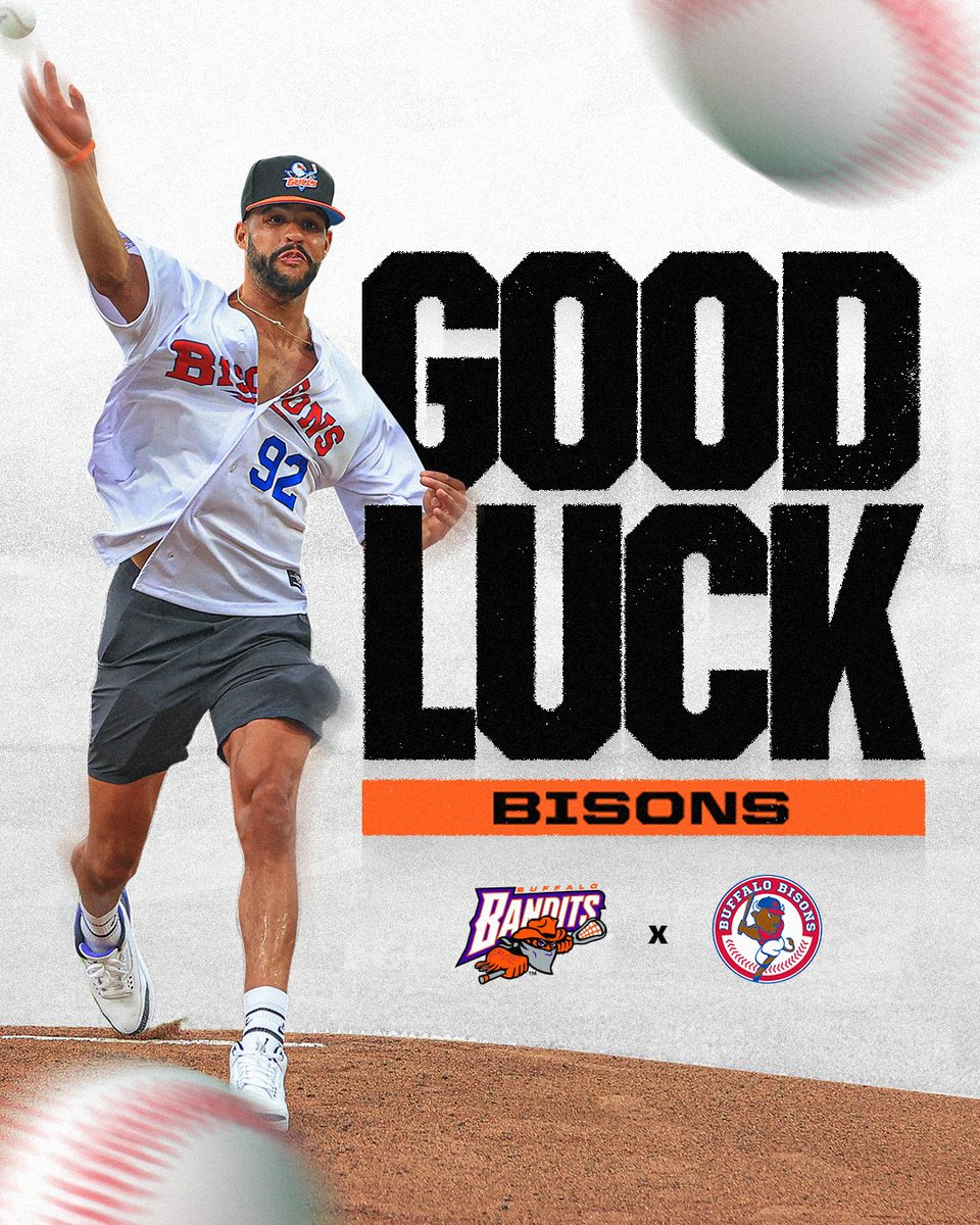 Buffalo Bandits (@nllbandits) on Twitter photo Baseball season is here! ⚾️
Good luck this season to our friends down the road, <a href="/BuffaloBisons/">Buffalo Bisons</a>! Baseball season is here! ⚾️
Good luck this season to our friends down the road, <a href="/BuffaloBisons/">Buffalo Bisons</a>!
