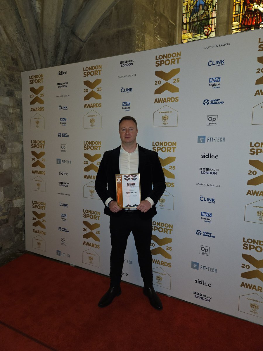 We were nominated for the 2nd consecutive year <a href="/LondonSport/">London Sport</a>
Awards for the Enhancing the Sporting Workforce Award. Although we did not win, we take pride in being shortlisted, especially given that we were selected from 400 nominations. Thanks for recognising our work.