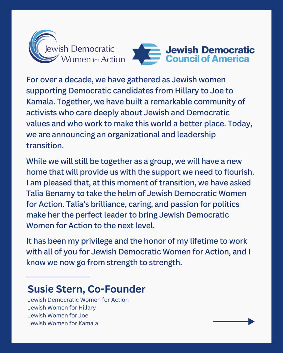 Jewish Democratic Women for Action tweet media