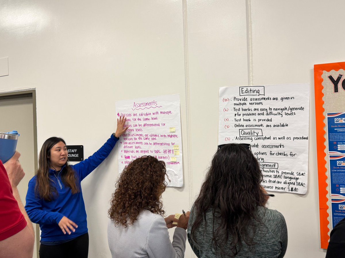 IrvineMathProj's tweet image. We are thrilled to collaborate with the GGUSD grades 7-12 math consult team as they diligently organize all necessary and desired textbook elements to develop a personalized analysis tool, ensuring precision, clarity, and student success. #MathEducation #IMP