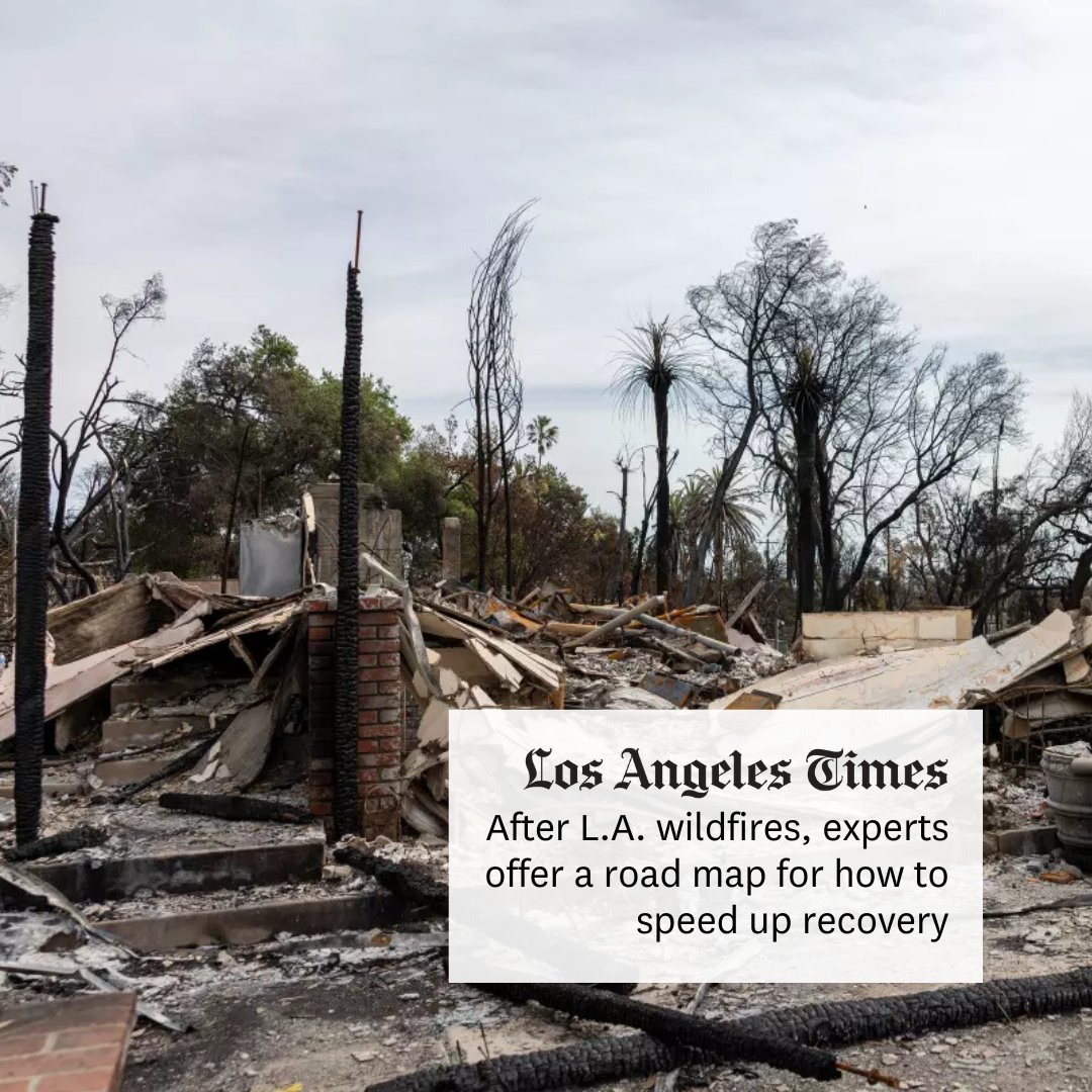 USC Price School (@uscprice) on Twitter photo As #LACounty rebuilds after the devastating January #wildfires, #USCPriceās Richard Green underscores a crucial point: recovery isnāt just about speedāitās about listening.
As director of the <a href="/LuskCenter/">USC Lusk Center</a> for Real Estate, Green stresses that large-scale solutions must be shaped As #LACounty rebuilds after the devastating January #wildfires, #USCPriceās Richard Green underscores a crucial point: recovery isnāt just about speedāitās about listening.
As director of the <a href="/LuskCenter/">USC Lusk Center</a> for Real Estate, Green stresses that large-scale solutions must be shaped