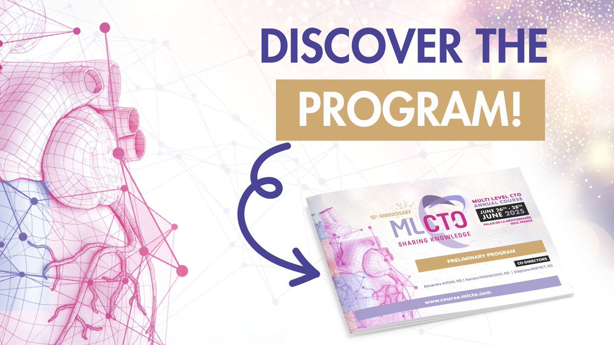 ❓Did you know that the scientific program is available? 

Check it out now! ➡ swll.to/Registrations-…

Join us for the 1‌0th A‌nniversary Edition from J‌une 2‌6th t‌o 2‌8th, 2‌025, and enjoy an exciting, tailor-made program designed just for you ➡ swll.to/Prog_MLCTO25