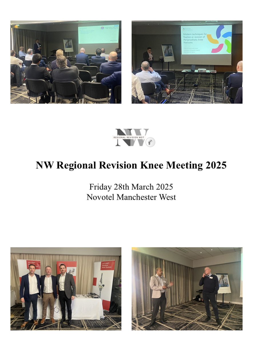 WLLU Courses (@wrightingtonllu) on Twitter photo Today we held the NW regional revision knee audit meeting.
Consultants, radiologists and theatre leads from 10 trusts all in one room. Excellent presentations and education.
<a href="/anilgambhir9/">anilgambhir</a> <a href="/GeorgePavlou76/">George Pavlou</a> Today we held the NW regional revision knee audit meeting.
Consultants, radiologists and theatre leads from 10 trusts all in one room. Excellent presentations and education.
<a href="/anilgambhir9/">anilgambhir</a> <a href="/GeorgePavlou76/">George Pavlou</a>