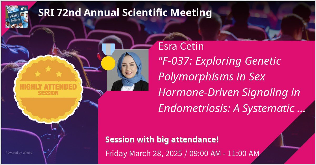 Thrilled to share my research at the SRI! Engaging with fellow researchers from all over the world is always an inspiring experience. This year's theme and motto “Diversity Drives Innovation” truly encapsulates the power of collaboration! <a href="/SRIWomensHealth/">SRI</a> <a href="/ReproSciences/">Reproductive Sciences</a>