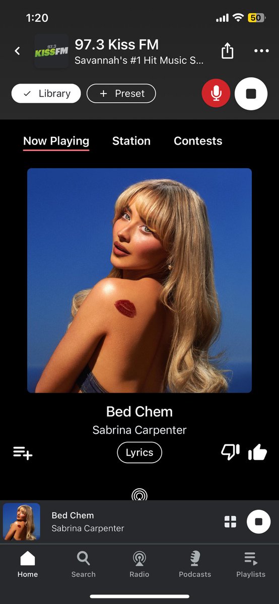 SabrinaOnRadio's tweet photo. Thank YOU @973KISSFM for playing #BadChem by @SabrinaAnnLynn! https://t.co/bFpEuzIZuP