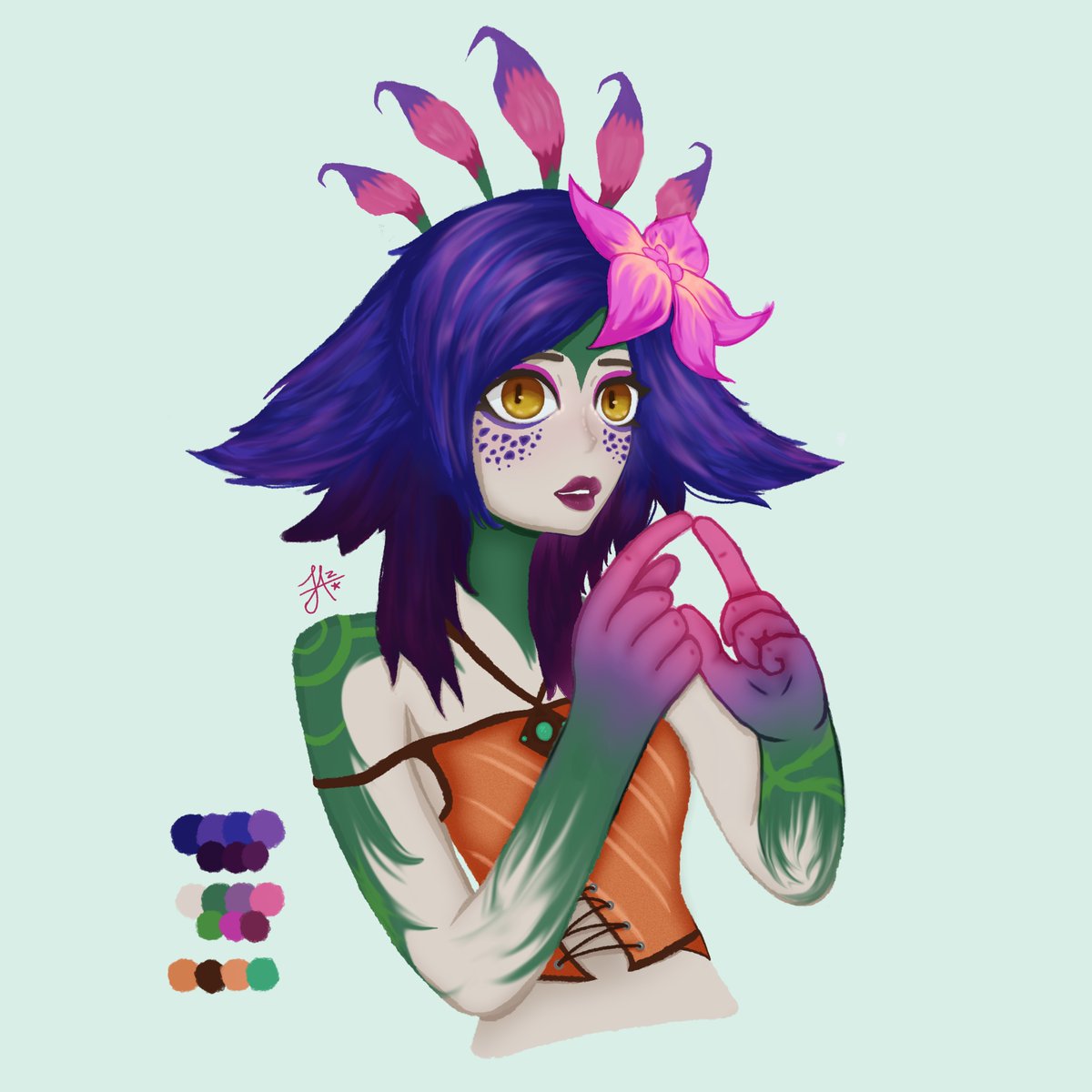 (・👅・)⎠💚✨
I want to join VGen... here's some of my work...
Pls send me a  #VGenCode ?