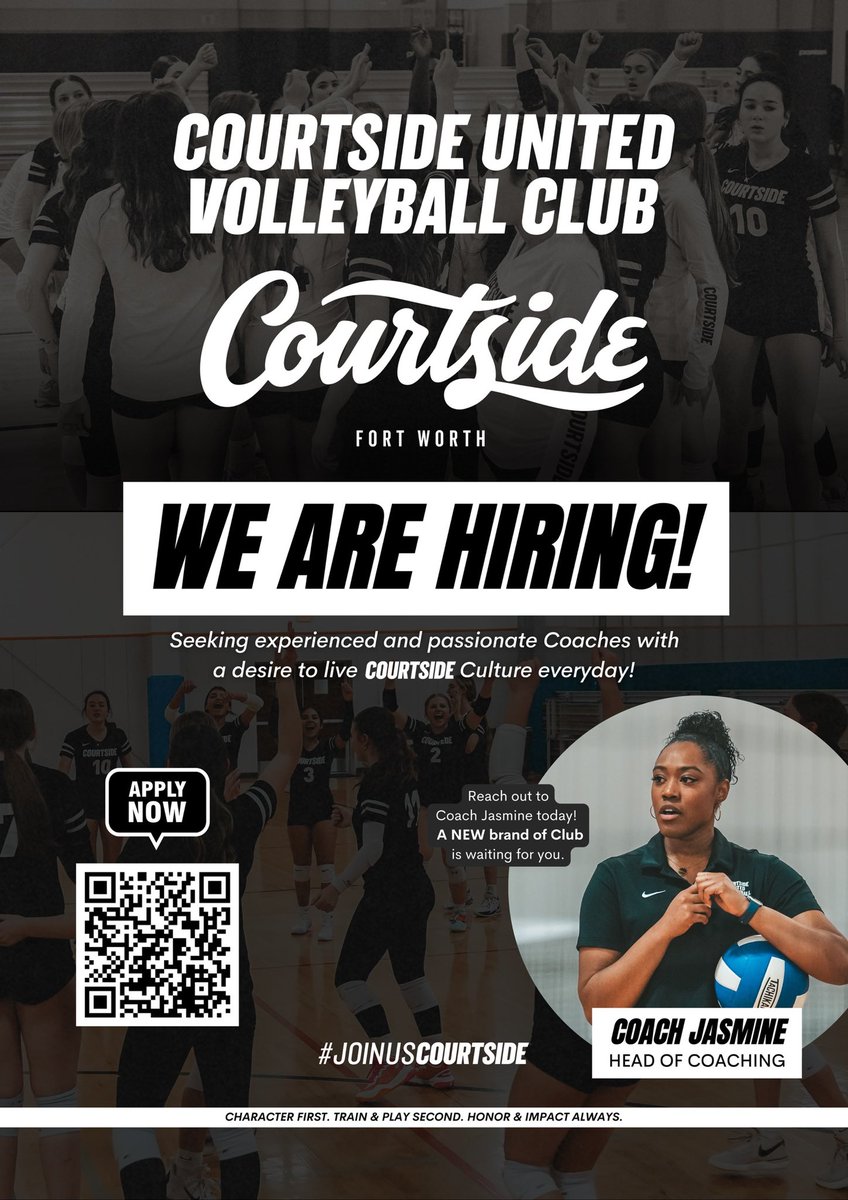 Courtside 360 (@courtside_360) on Twitter photo π’ π
·π
Έππ
Έπ
½π
Άπ₯ seeking volleyball coaches #joinuscourtside
π If you would like to be surrounded by passionate people who desire to fight for ππΌππΏπππΆπ±π² πππΉπππΏπ² everyday, weβd love to hear from you!
π» COACHING APPLICATION π in bio
#courtsideunitedvb π’ π
·π
Έππ
Έπ
½π
Άπ₯ seeking volleyball coaches #joinuscourtside
π If you would like to be surrounded by passionate people who desire to fight for ππΌππΏπππΆπ±π² πππΉπππΏπ² everyday, weβd love to hear from you!
π» COACHING APPLICATION π in bio
#courtsideunitedvb