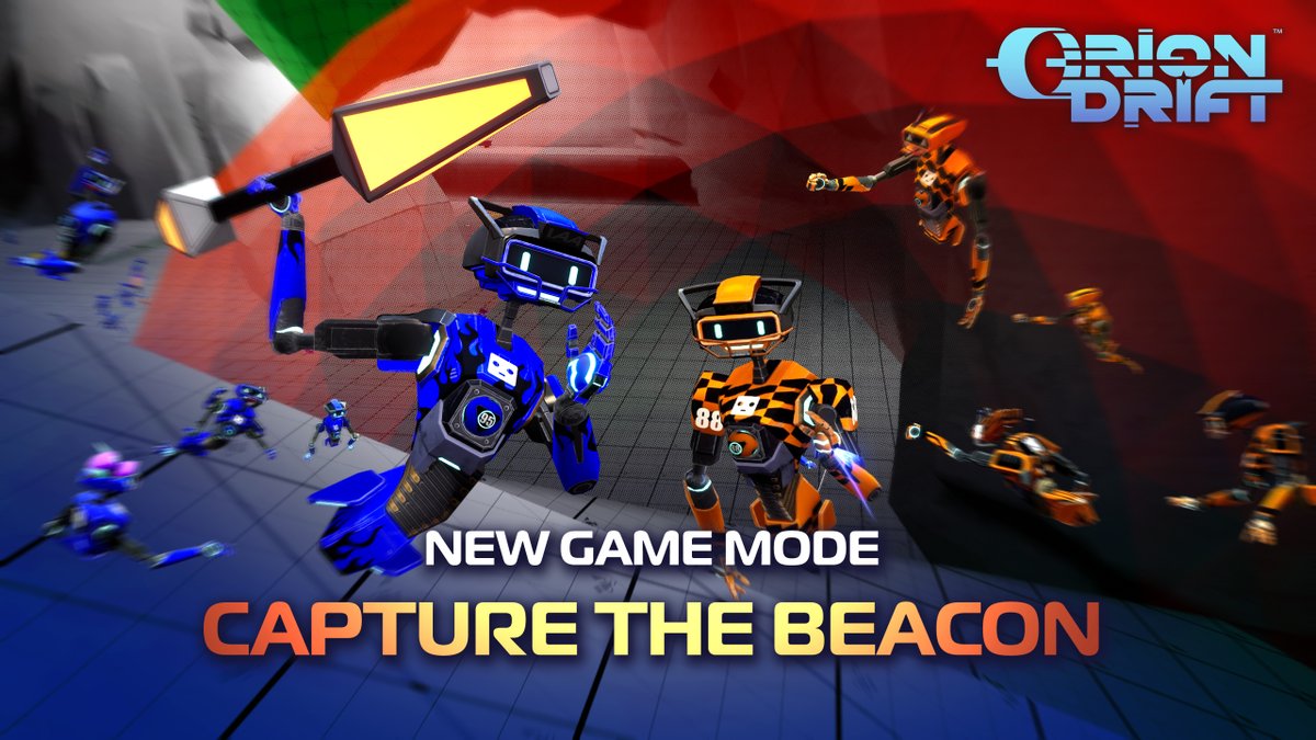 Drifters!

Our Capture The Beacon update is now LIVE! 

Please update your game and head to the parkour district to try out Capture The Beacon! 

Find our full patch notes in discord: discord.gg/oriondrift