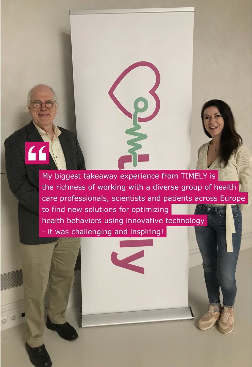 🌍 Collaboration for Better Healthcare

Prof. Dr. Willem J. Kop (Tilburg University) reflects on TIMELY’s impact: Working with experts &amp; patients across Europe to optimize health behaviors using innovative technology was both challenging &amp; inspiring.

#EUTIMELY #eHealth