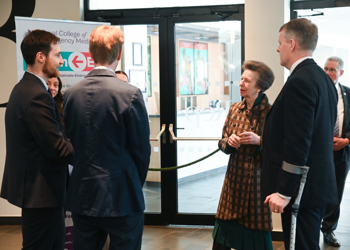 Royal College of Emergency Medicine (@rcollem) on Twitter photo It was an honour to welcome our Patron, Her Royal Highness The Princess Royal <a href="/RoyalFamily/">The Royal Family</a>, to RCEM’s Spring CPD Conference in Birmingham this week.
Read more about The Princess Royal's visit - tinyurl.com/3ak3nmm7 It was an honour to welcome our Patron, Her Royal Highness The Princess Royal <a href="/RoyalFamily/">The Royal Family</a>, to RCEM’s Spring CPD Conference in Birmingham this week.
Read more about The Princess Royal's visit - tinyurl.com/3ak3nmm7