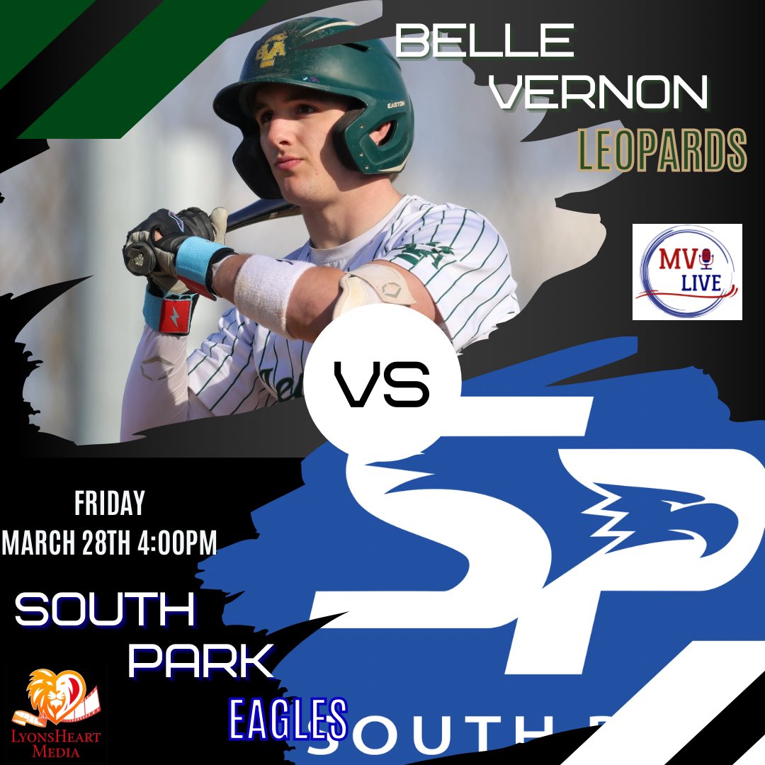 MVI Live (@live_mvi) on Twitter photo We have non section baseball this afternoon on MVI Live as the Leps host the Eagles
⚾️: BVA 🆚 South Park
📍John DiVirgilio Sports Complex
🕓4:00
🎙 <a href="/ALyons2631/">Alex Lyons</a>
💻 youtube.com/live/gmZLCRthd… We have non section baseball this afternoon on MVI Live as the Leps host the Eagles
⚾️: BVA 🆚 South Park
📍John DiVirgilio Sports Complex
🕓4:00
🎙 <a href="/ALyons2631/">Alex Lyons</a>
💻 youtube.com/live/gmZLCRthd…