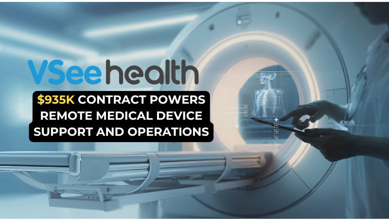 VSee Health lands $935K in medtech contracts to power remote device ops and support. Faster servicing, real-time imaging, HIPAA-grade security. Big win for #MedTech.

🔗 hubs.ly/Q03dXCqk0