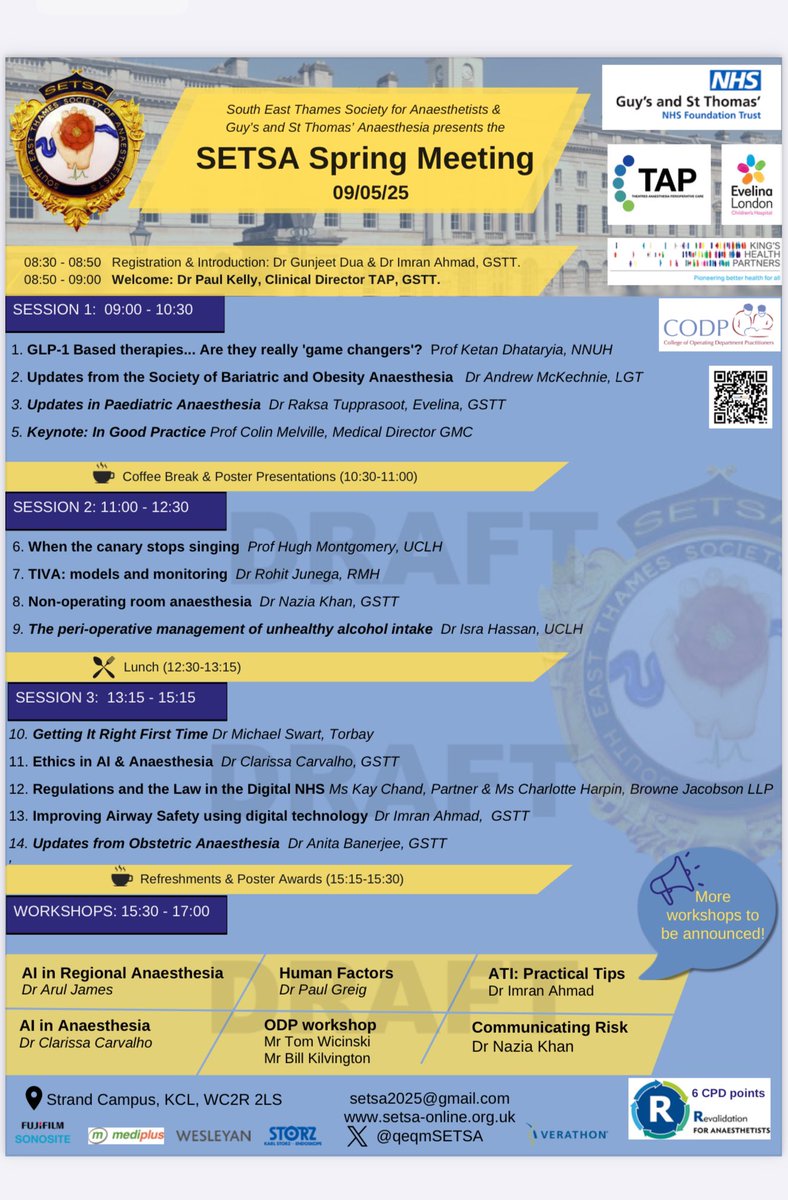 GSTT Anaesthesia tweet media