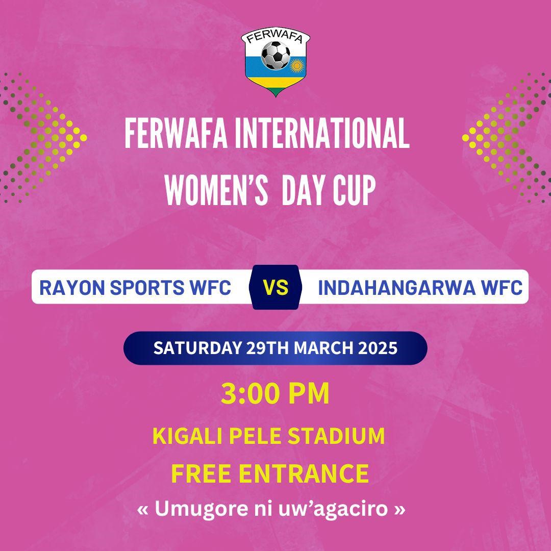 INDAHANGARWA WFC iterwa inkunga na ALEX STEWART INTERNATIONAL Rwanda Ltd,ikipe ikinwamo n'abanyarwandakazi gusa,yishimiye kwifatanya n'abandi mu kwerekanako umugore ari ku isonga muri byose cyane cyane football mu gihugu cyacu.