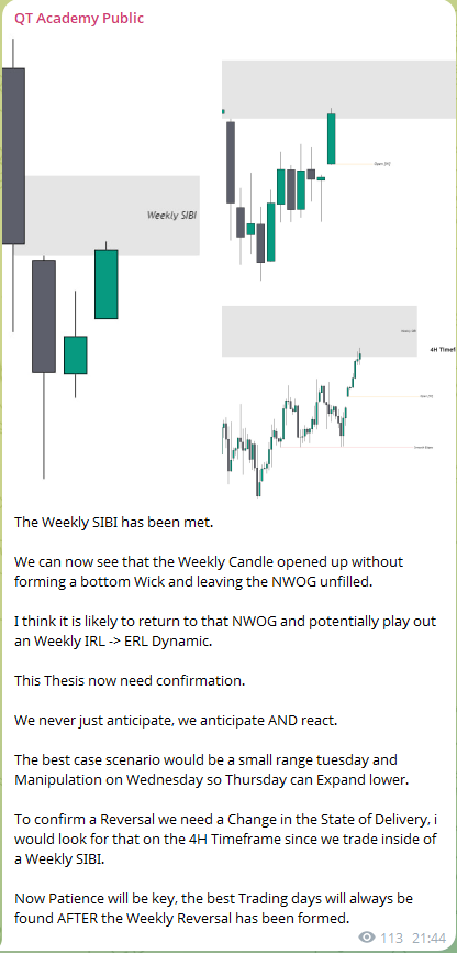 WillixKrypt's tweet photo. IF -> THEN

Analysis played out perfectly.

This will not always be the case and this is normal.

You have 1 Job...

Wait until the Market is aligning with your expectation and then react to that with your System.

You can join the FREE-Telegram here:
https://t.co/ma7dmZi4RS https://t.co/i7OPXXTrvN