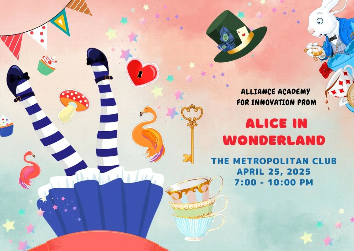 The 2025 Prom is just around the corner!  Join us at the Metropolitan Club on Friday, April 25 starting at 7:00pm for dancing, photo ops, snacks, and more!  Tickets are on sale now via myschoolpay.com for $85.  Don't miss out and we'll see you there!