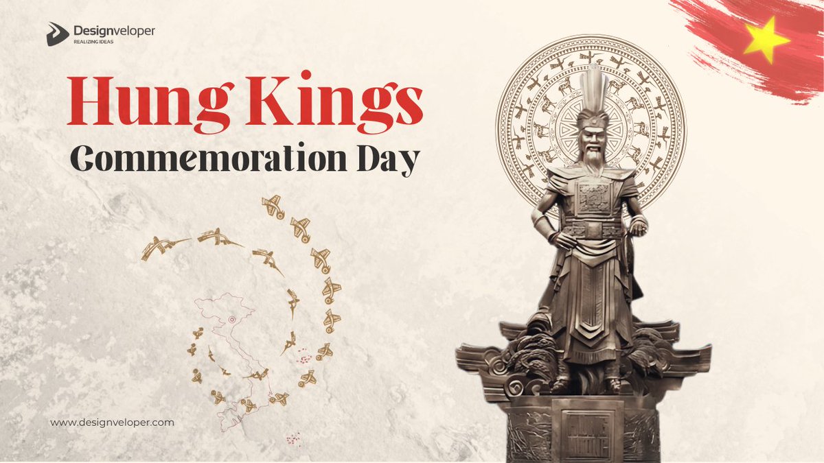 Designveloper's tweet image. Happy #HungKingsCommemorationDay from all of us at #Designveloper!

This day honors the Hung Kings, the founders of Vietnam. It’s a time to reconnect, reflect, and recharge. A healthy #WorkLifeBalance helps us return with fresh energy to deliver top-notch #EnterpriseSolutions.
