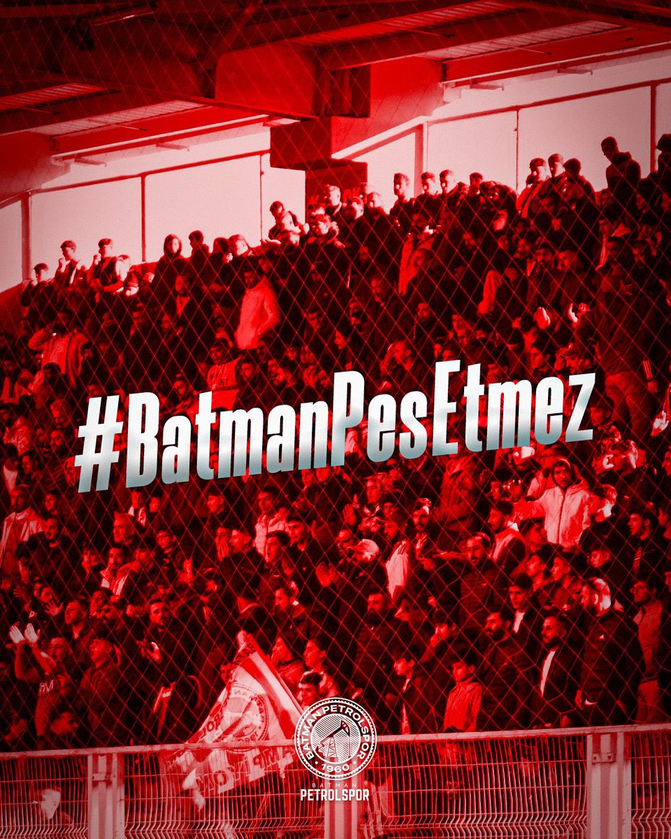 Bu takım her şeye rağmen bu sene şampiyon !
#BatmanPesEtmez