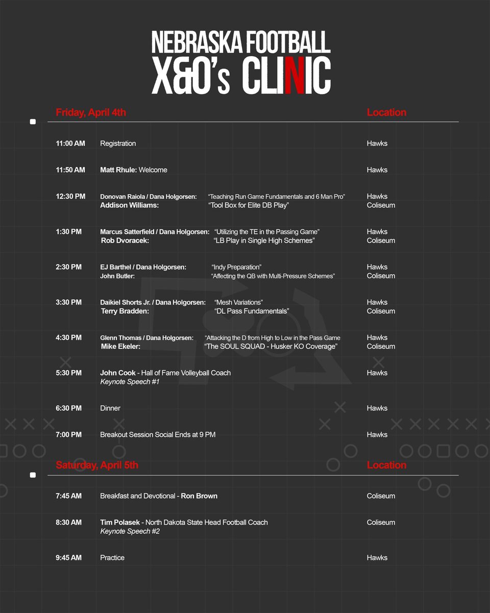 Coaching clinic coming soon and we can’t wait to see you soon!
