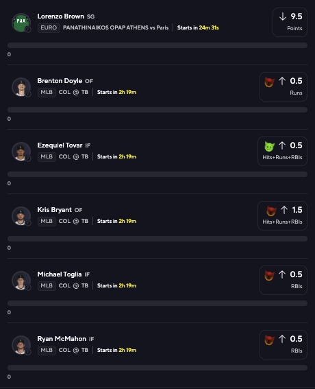 Trident_DFS's tweet image. EARLY GAME CORRO ⚾️

I'm giving $100 to someone who LIKES + RTs this post if EITHER of these slips smack! MUST BE FOLLOWING!  

LINKS TO TAIL BELOW 🧵 

#GamblingTwitter | #PrizePicks