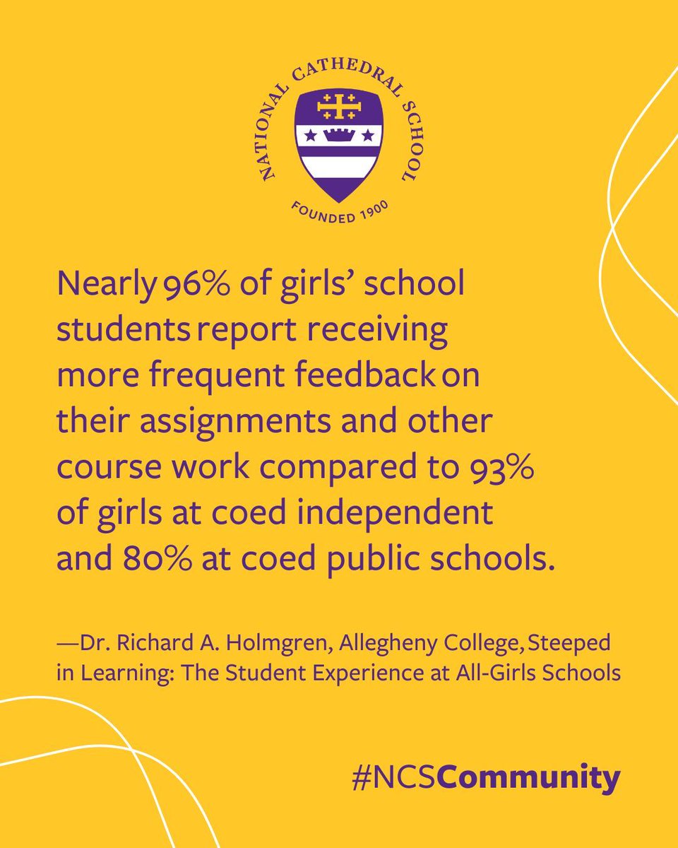 “My teachers are my favorite part of being a student at NCS. They care deeply about my academic success and personal well-being, making NCS a more supportive and nurturing place.” ✨  – Upper School Student
#NCSCommunity #ThePowerOfYongWomen