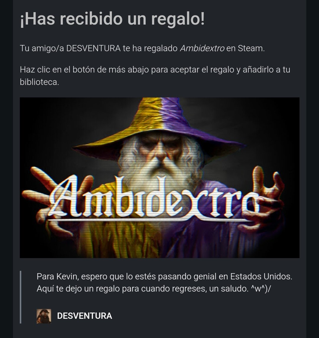 Nada más llegar a España jugaré a Ambidextro de <a href="/majorariatto/">Majorariatto</a> Muchas gracias por el regalo! <a href="/SrDesventura/">Desventura (cuenta no muy activa) ☁️🦋</a> 😊