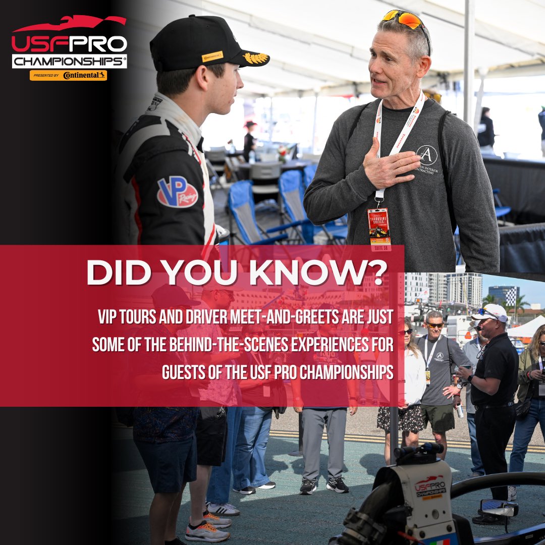 Get ready for an unforgettable experience at the USF Pro Championship races!

#USFPro #IndyCar #Motorsports