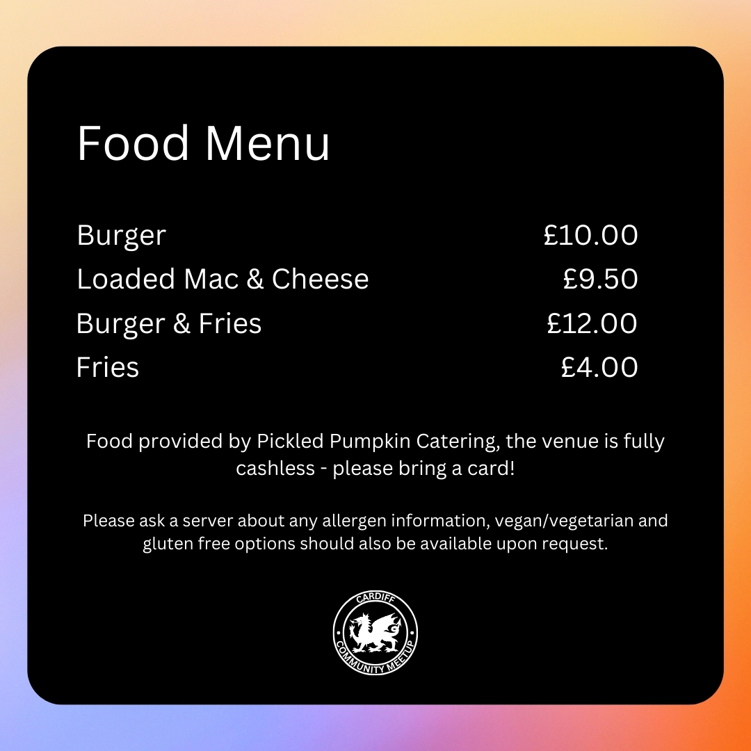 Peckish Sunday? Veeeery likely! But don't worry, we've got you covered 😍👨‍🍳

The amazing team at Pickle Pumpkin have a mouth-watering selection for you to choose from! There's also vegan, vegetarian and gluten free options available 💜

Please note: the Tramshed is a cashless