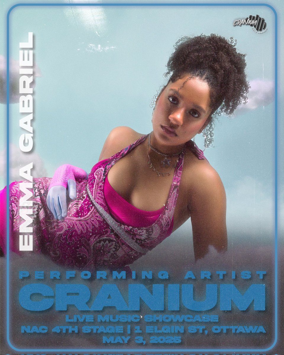 Announcement

We're excited to have <a href="/emmagabbriel/">Emma Gabriel</a> return to the Cranium Showcase. 

Emma Gabbriel has been busy dropping new material and hitting stages in and out of town. Her live performance reflects her shining talent and work ethic. 

Tickets are available via our bio link.