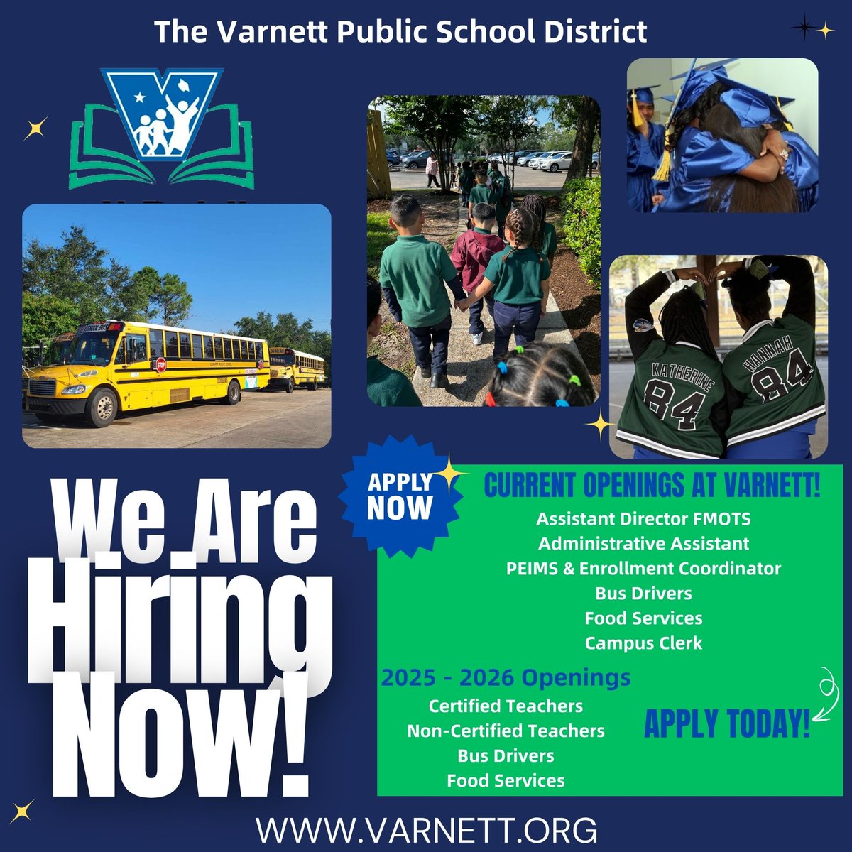 We're Hiring! Apply TODAY!!!
varnett.org/apps/news/cate…