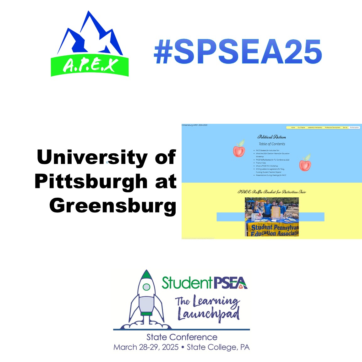 University of Pittsburgh at Greensburg #SPSEA25  APEX submission

upgspsea.wixsite.com/apex24-25